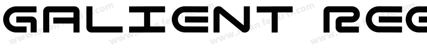 Galient Regular字体转换